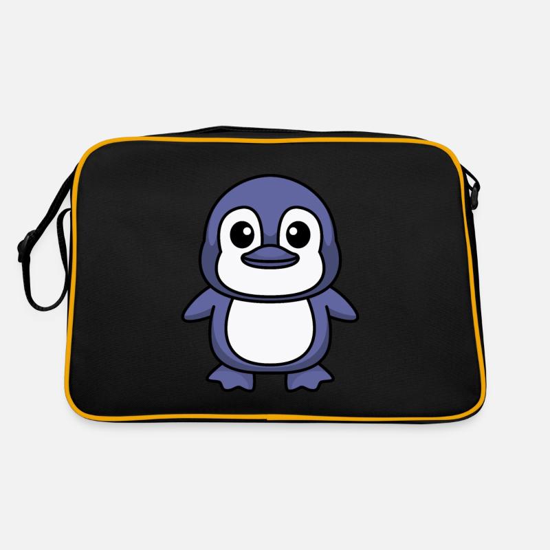 Pinguin Comic Tier Retro Tasche