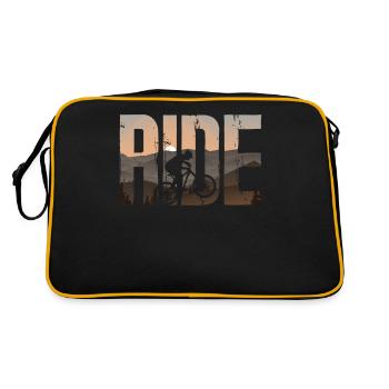 Enduro VTT VTT Équitation - Sac Retro - noir/or - Dos