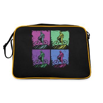 Enduro VTT VTT Équitation - Sac Retro - noir/or - Dos