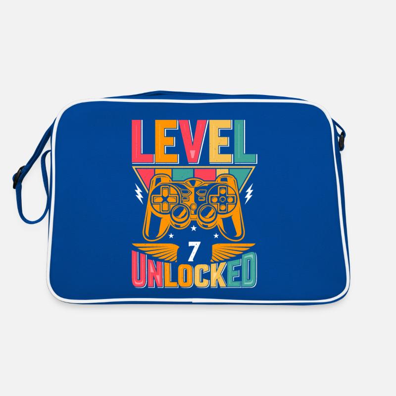 Level 7 Unlocked Awesome Since 2016 Funny Gamer Retro Bag