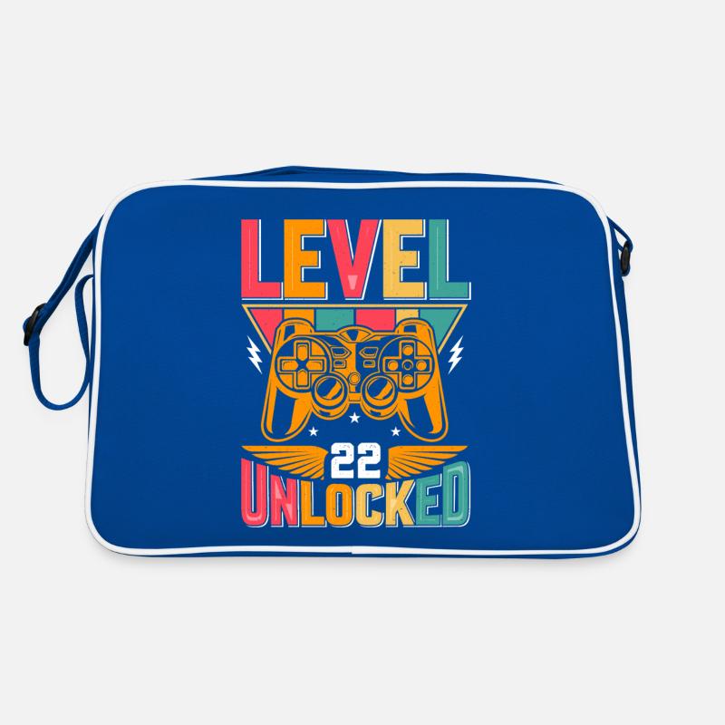 Level 22 Unlocked Awesome Since 2001 Funny Gamer Retro Bag