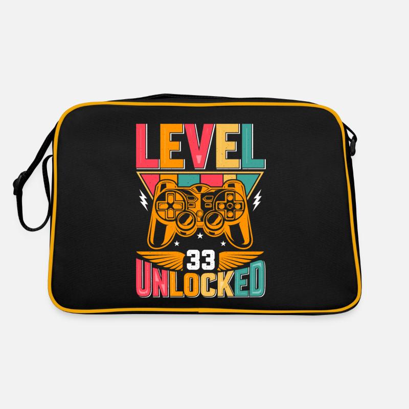 Level 33 Unlocked Awesome Since 1990 Funny Gamer Retro Bag