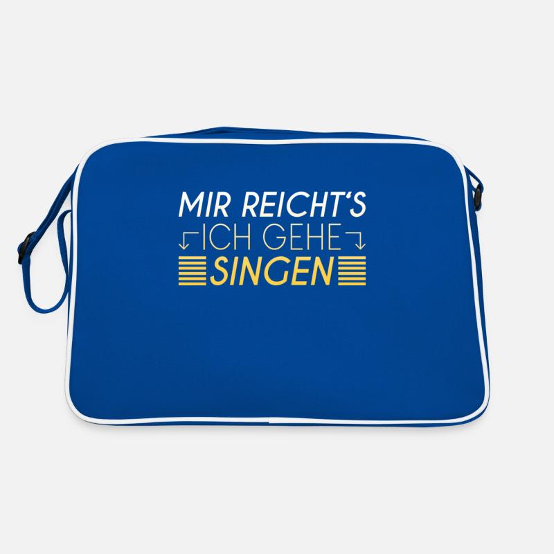 Singen Spruch Retro Tasche