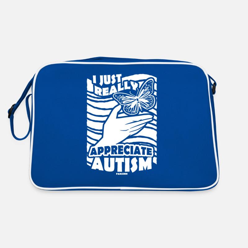 Autisme autistique Conscience Papillon Amour Sac Retro