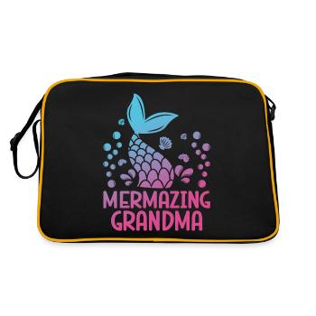 Incroyable histoire de grand-mère fantastique sirène - Sac Retro - noir/or - Dos