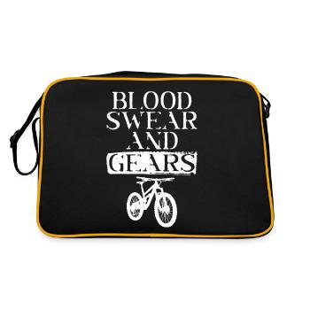 Enduro VTT VTT Équitation - Sac Retro - noir/or - Dos