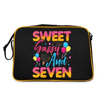 Sweet Sassy Et Sept Saupoudrés Délicieux - Sac Retro - noir/or - Dos