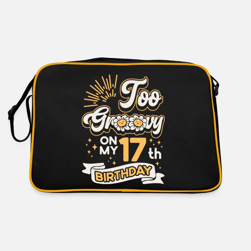 À Groovy sur mon 17e anniversaire dix-sept ans Sac Retro