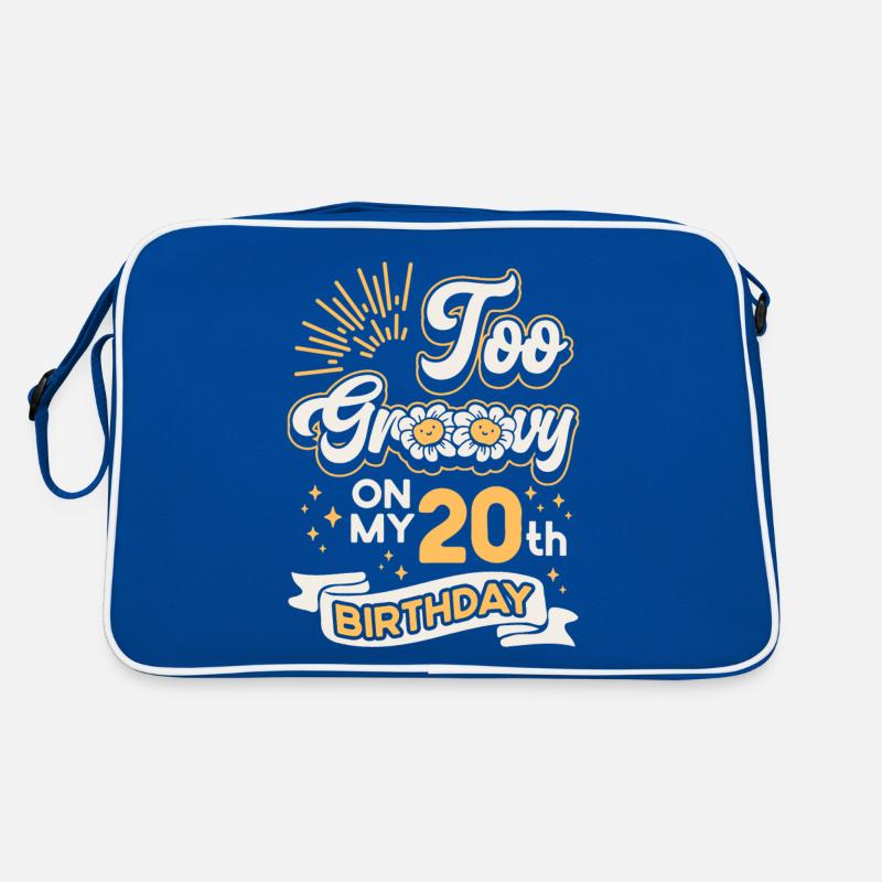 Trop groovy sur mon 20e anniversaire vingt Sac Retro