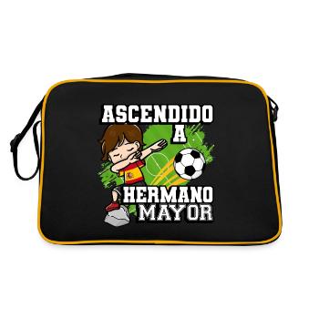 Ascendido A Hermana Mayor Footballeur - Sac Retro - noir/or - Dos