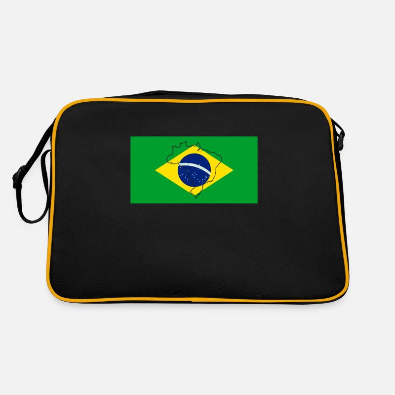 Drapeau du Brésil Sac Retro