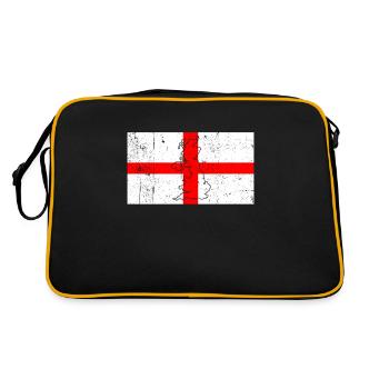 Drapeau de l’Angleterre - Sac Retro - noir/or - Dos
