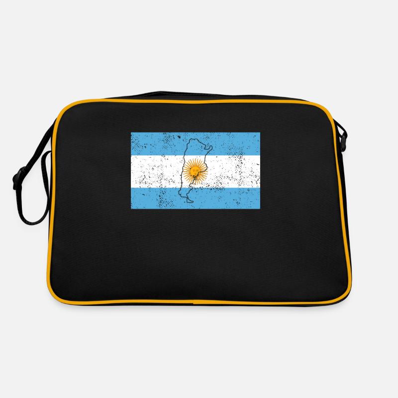 Argentinien Flagge Retro Tasche