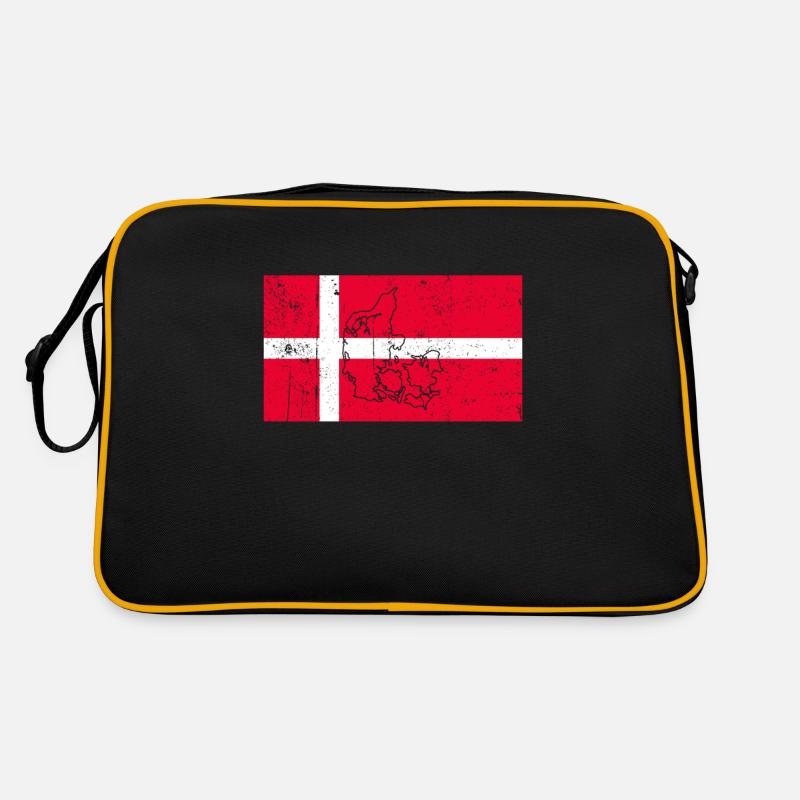 Denmark Flag Retro Bag