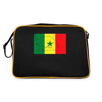 Drapeau du Sénégal - Sac Retro - noir/or - Dos