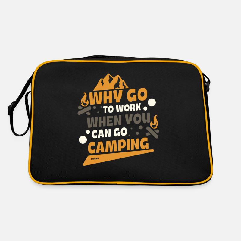 why work when you can camp Retro Bag