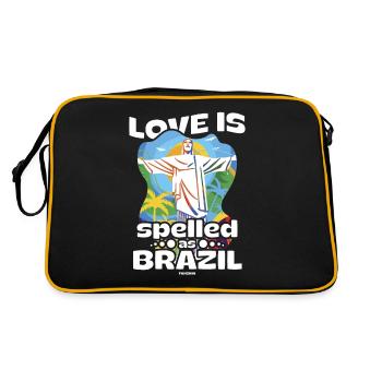 Brésil - Sac Retro - noir/or - Dos