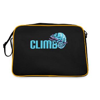 Bouldering, climbing Free climbing Climbing Hall - Retro Bag - black/gold - Back
