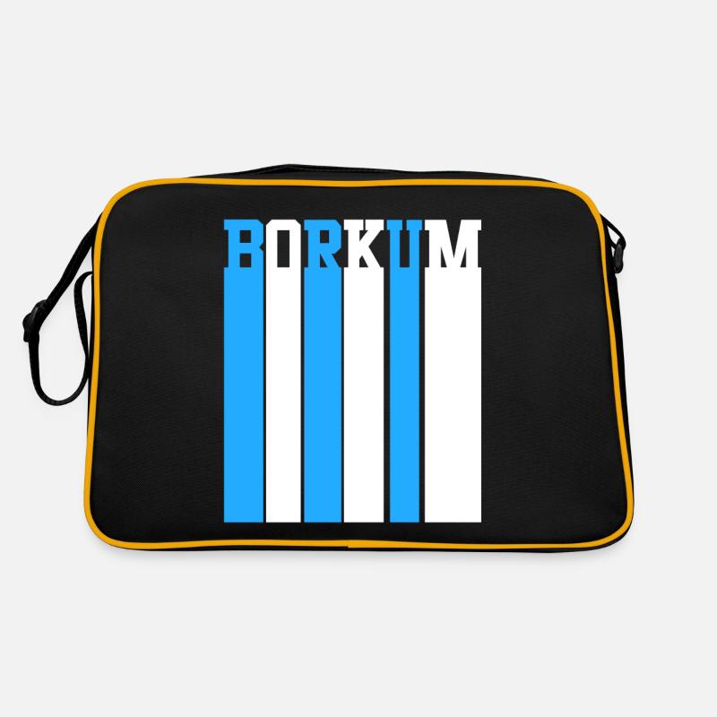Nordsee Borkum Retro Tasche
