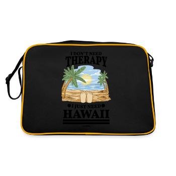 Hawaï - Sac Retro - noir/or - Dos