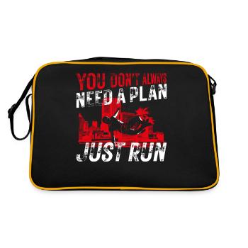 Parkour Free Running Traceur - Retro Bag - black/gold - Back