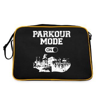 Parkour Free Running Traceur - Retro Bag - black/gold - Back