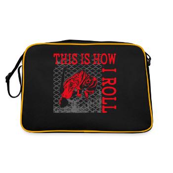 Parkour Free Running Traceur - Retro Bag - black/gold - Back