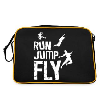 Parkour Free Running Traceur - Retro Bag - black/gold - Back
