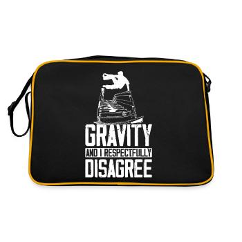 Parkour Free Running Traceur - Retro Bag - black/gold - Back