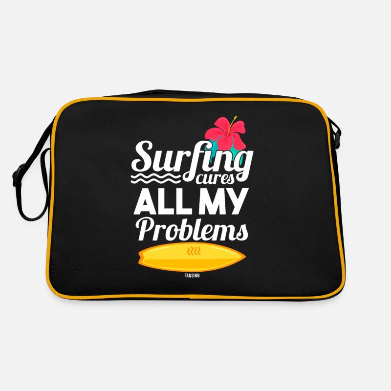 Surfbrett Retro Tasche