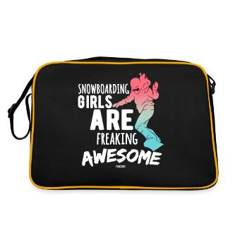 Winter sports for women and girls - Retro Bag - black/gold - Back