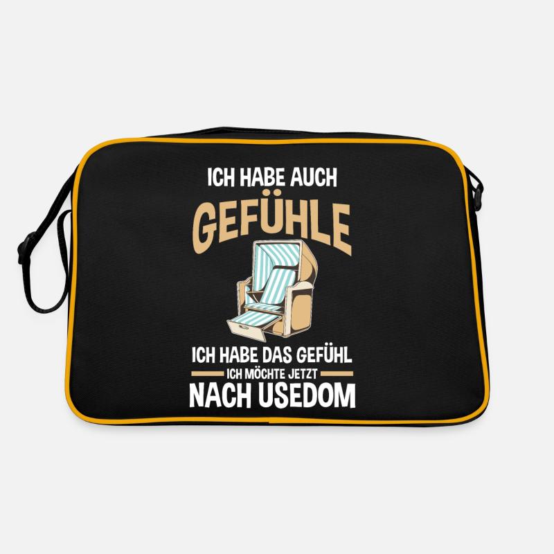 Ostsee Usedom Retro Tasche