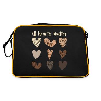 All Hearts Matter Celebrate Black Melanin Skin - Retro Bag - black/gold - Back