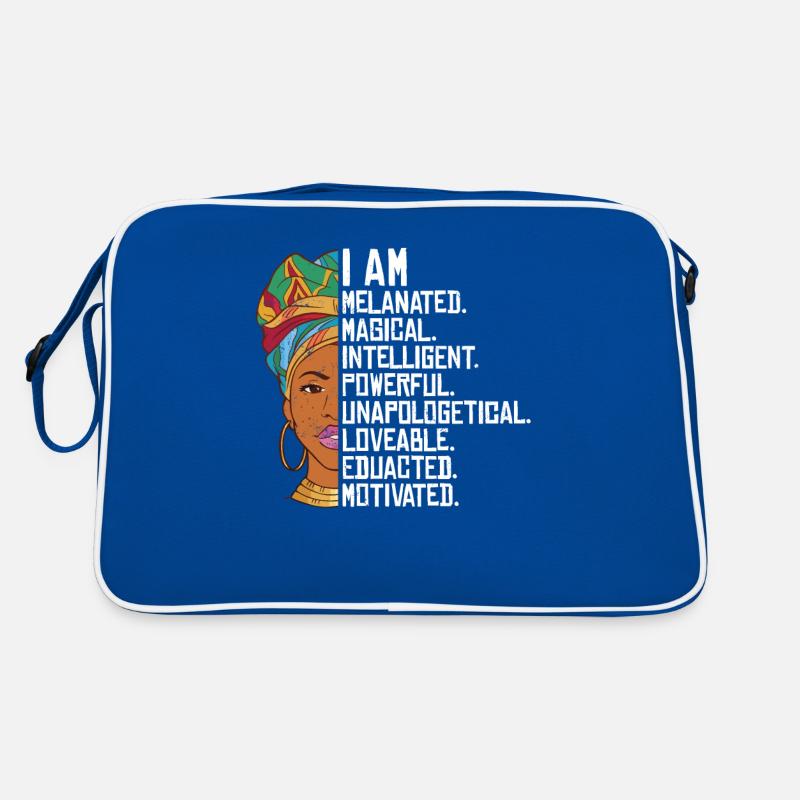 Ich Bin Hellhäutig, Magisch, Intelligent, Retro Tasche