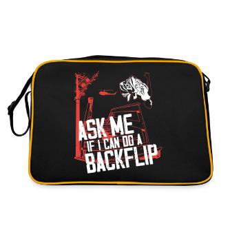 Parkour Free Running Traceur - Retro Bag - black/gold - Back