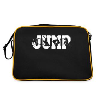 Parkour Free Running Traceur - Retro Bag - black/gold - Back