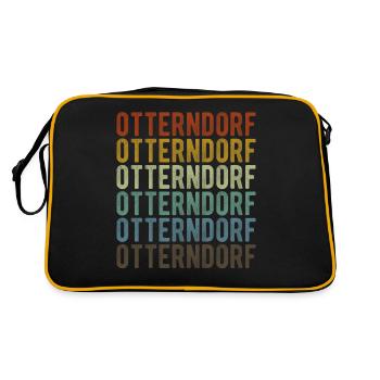 Otterndorf City Rétro Vintage - Sac Retro - noir/or - Dos