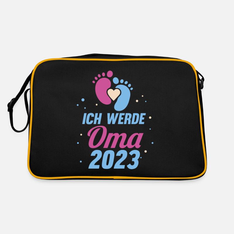 Großmutter 2023 Schwanger Werdende Oma Retro Tasche