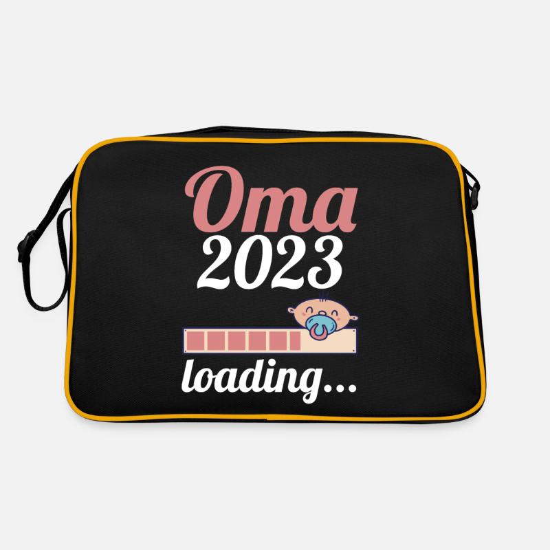 Großmutter 2023 Schwanger Werdende Oma Retro Tasche