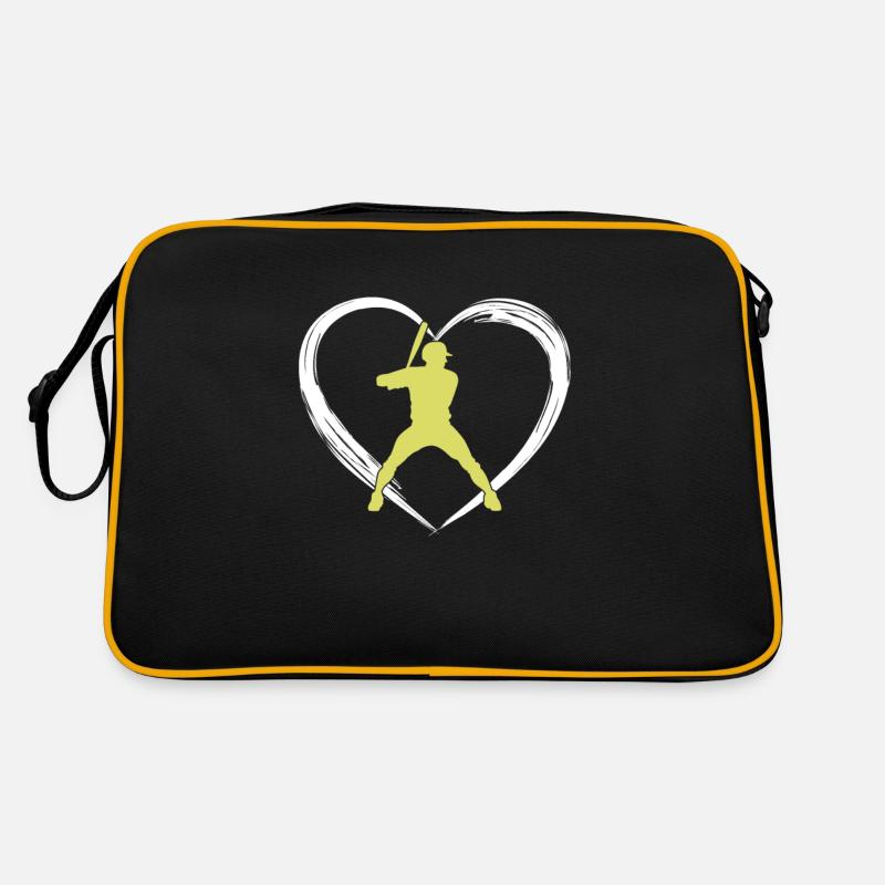 l’amour du baseball Sac Retro