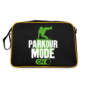 Parkour Free Running Traceur - Retro Bag - black/gold - Back