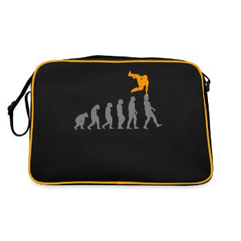 Parkour Free Running Traceur - Retro Bag - black/gold - Back