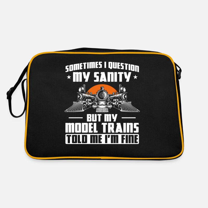 Steam Train Driver Trainspotting Retro Tasche