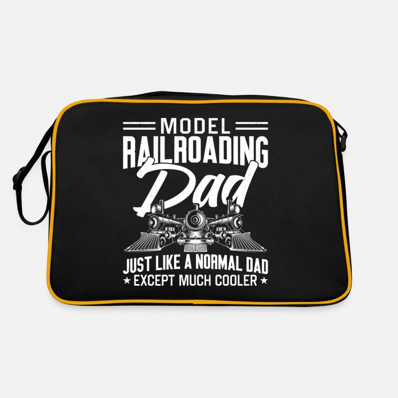 Steam Train Driver Trainspotting Retro Tasche
