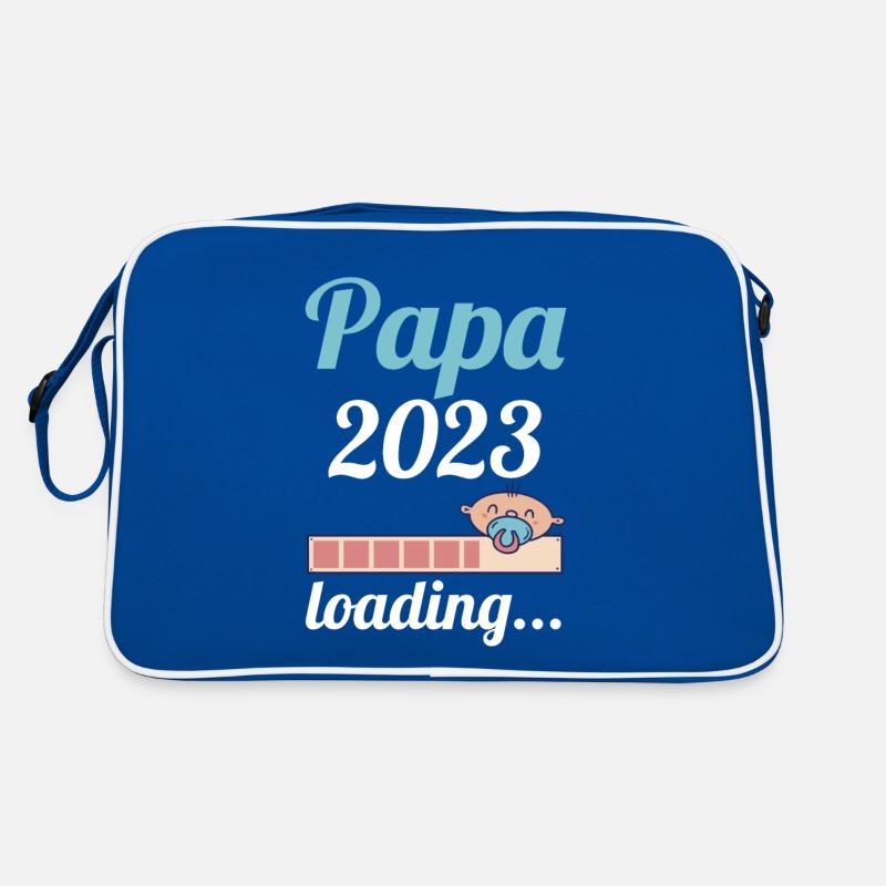 Vater 2023 Schwanger Werdender Papa Retro Tasche