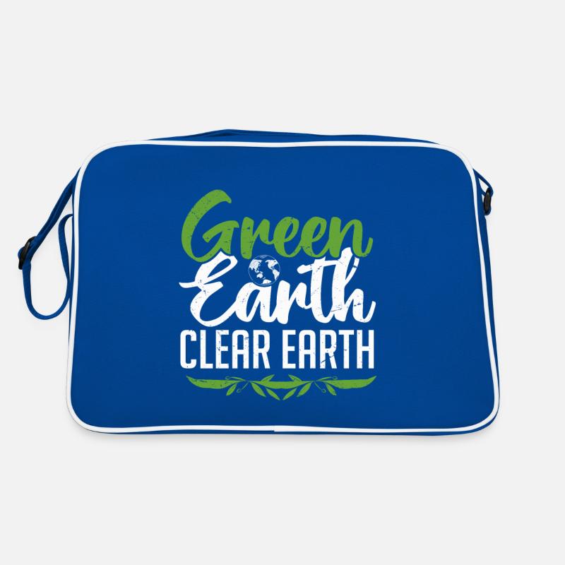 Welttag der Erde - Tag der Erde Retro Tasche