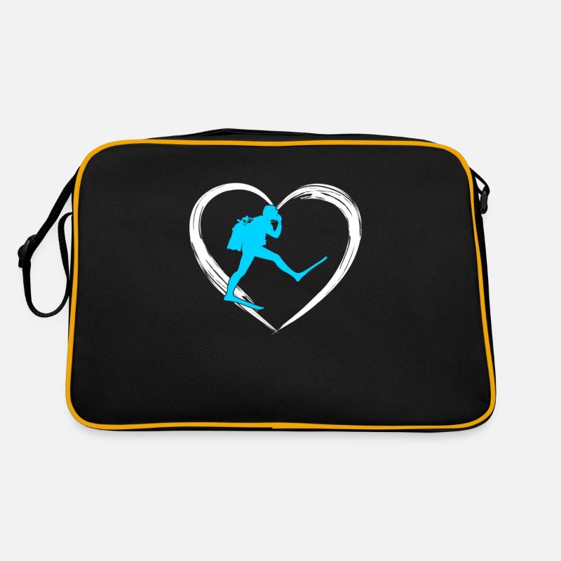 amour de la plongée Sac Retro