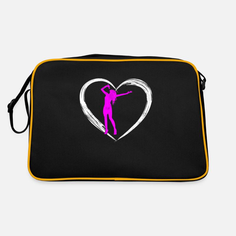 Chanter l’amour - Sac Retro - noir/or