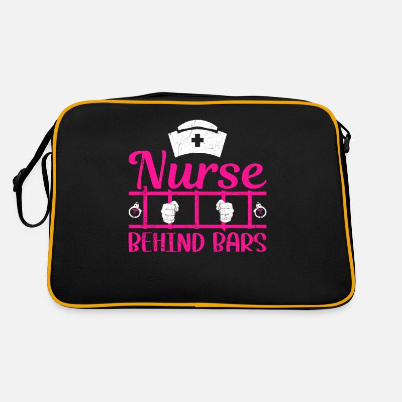 Nurse Behind Bars Krankenpfleger Im Strafvollzug Retro Tasche