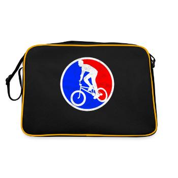 Logo bmx - Sac Retro - noir/or - Dos